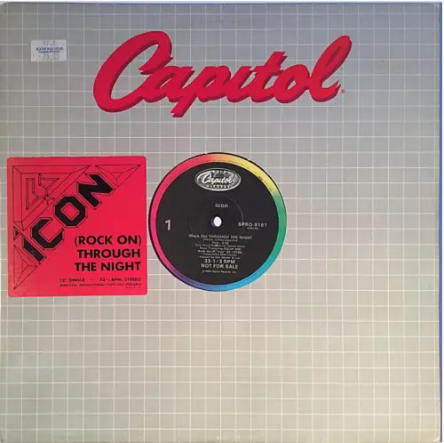 Icon (USA) : (Rock On) Through the Night (Vinyl 12'' Max Single)